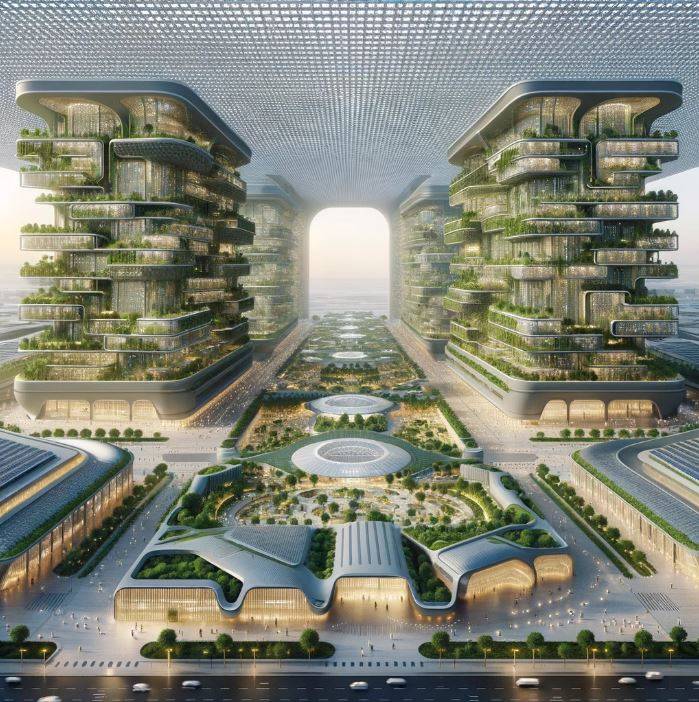A futuristic city with many buildings

Description automatically generated with medium confidence